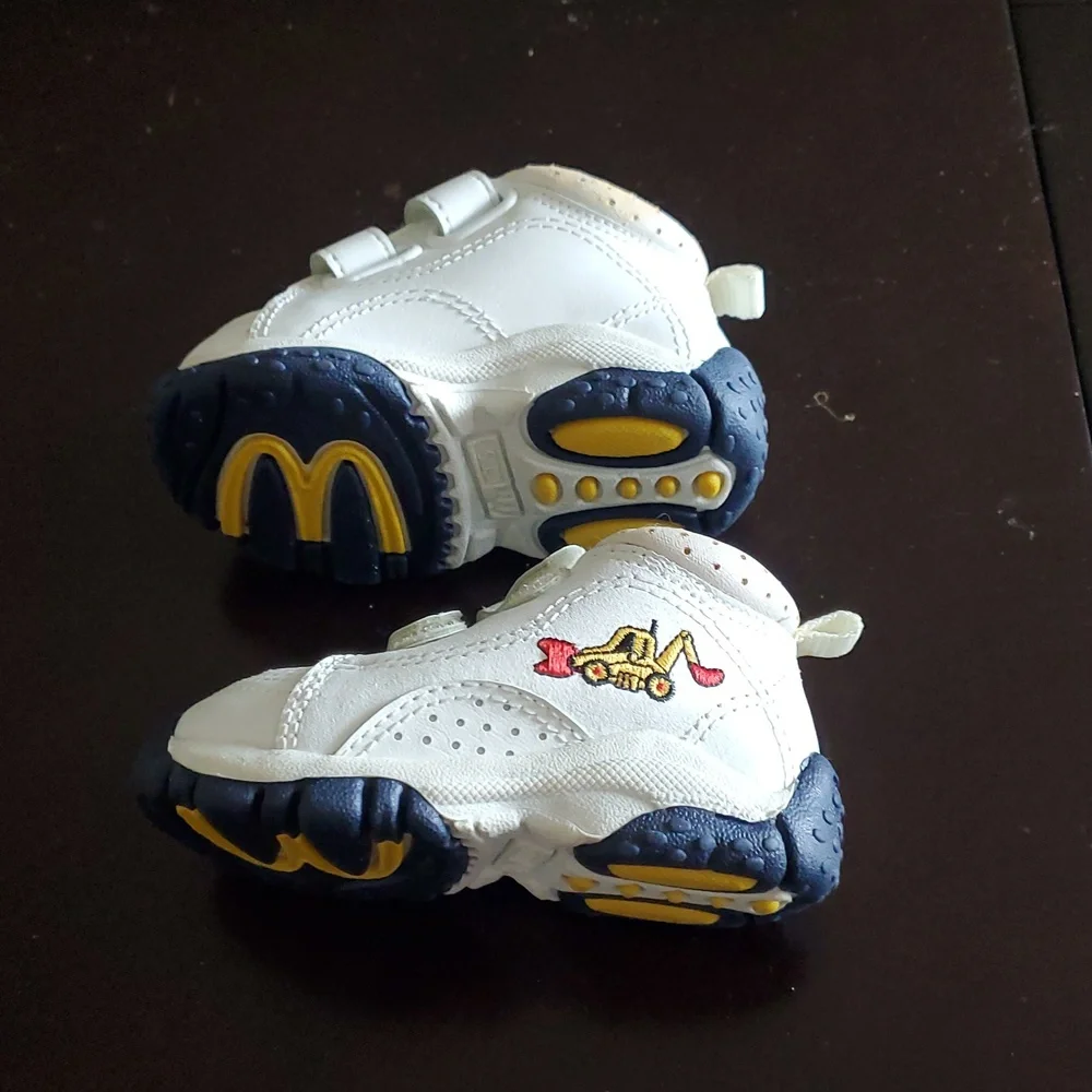 McKids Trucker White and Navy Baby Walkers